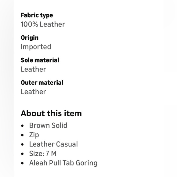 INC Aleah Brown Leather Riding Boots Sz 7 BNWOB - Picture 3 of 6